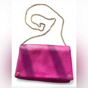 Street Level Magenta Chain Strap Bag